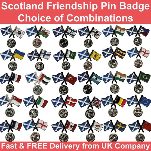 Scotland pin badge friendship - scotland,