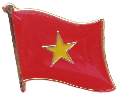 Vietnam vietnamese flag pin - flag,
