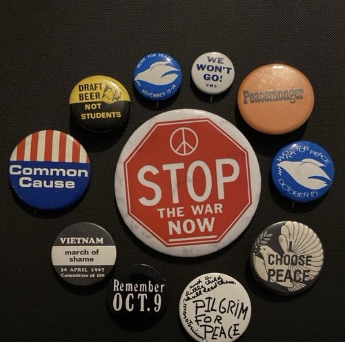 Anti vietnam war - anti-vietnam, badges
