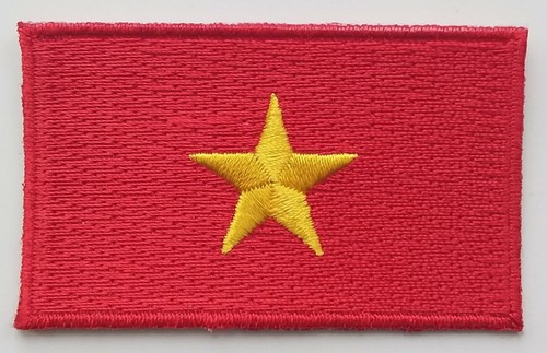Vietnam flag patch cloth - vietnam,