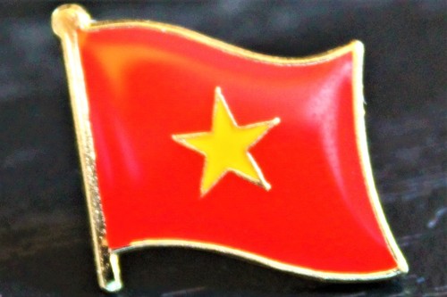 Vietnam vietnamese metal flag - vietnamese,