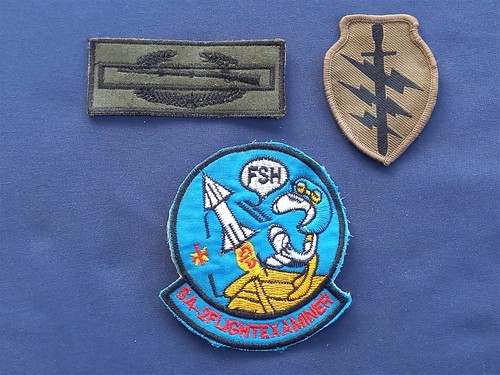Vietnam war cloth badges - us,