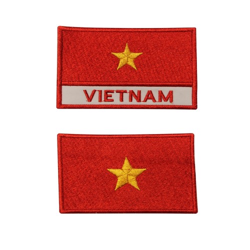 Vietnam flag iron sew - vietnam, iron/sew