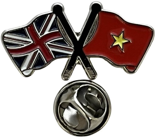 Union jack vietnam pin badge - jack,